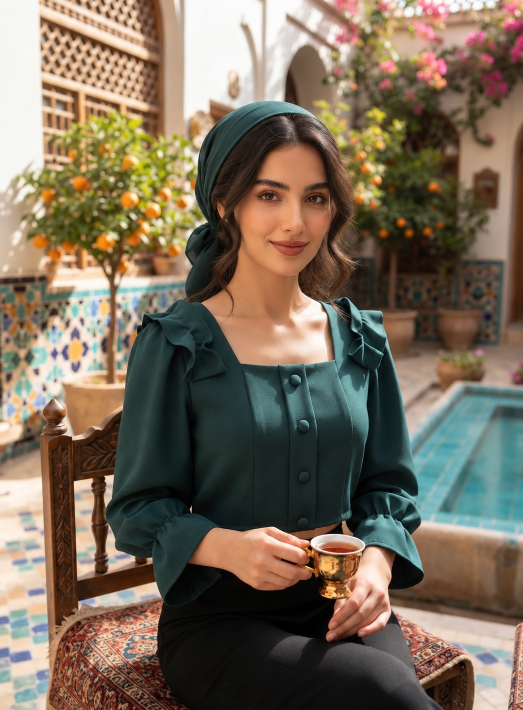 کراپ شومیز عروسکی