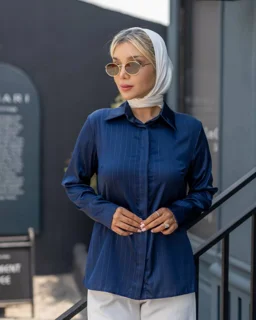 شومیز ساتن لمه دار
