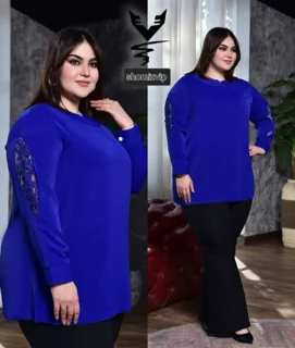 شومیز آستین گیپور دار