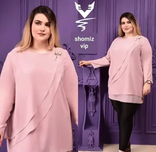 شومیز حریر سگک دار